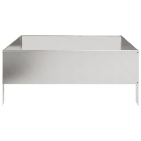 Sadzarka Vidaxx podniesiona 100x100x25 cm ze stali nierdzewnej