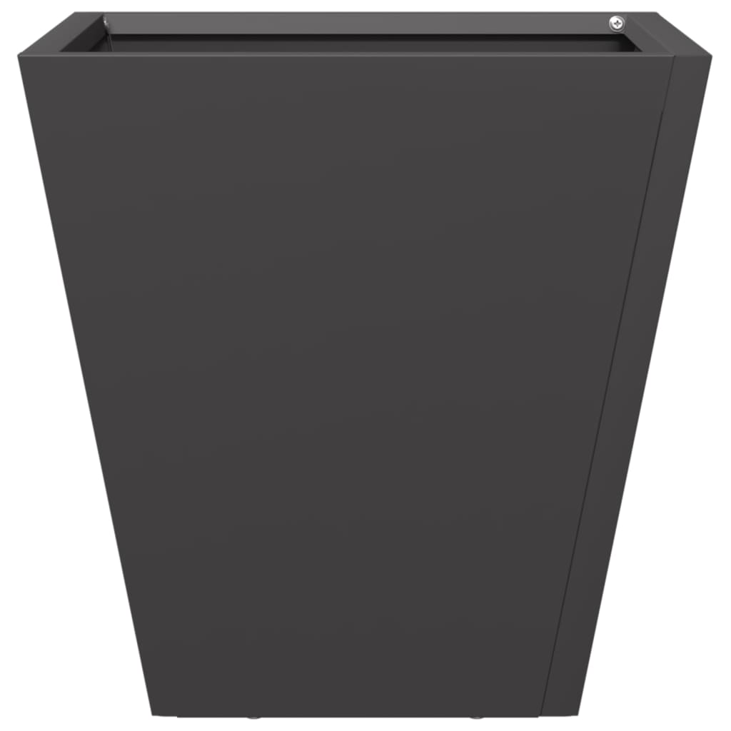 Sadzarka Vidaxx 30x30x30 cm stalowa czarna