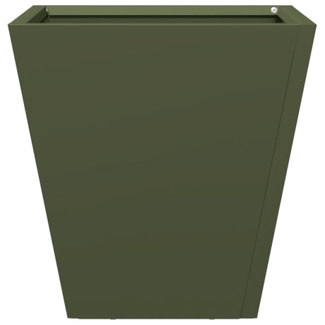 Sadzarka Vidaxx 30x30x30 cm stalowa oliwkowa