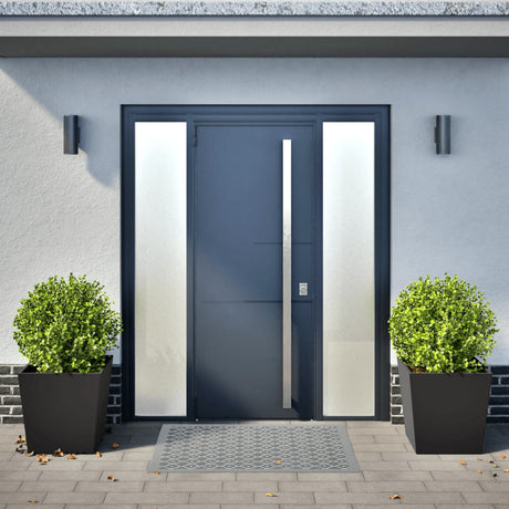 Donice Vidaxx 2 szt. 50x50x50 cm stal czarna