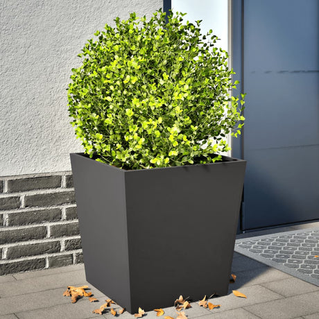 Donice Vidaxx 2 szt. 50x50x50 cm stal czarna
