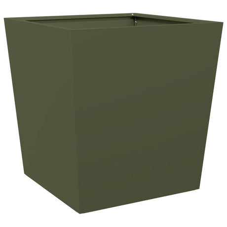 Sadzarka Vidaxx 50x50x50 cm stalowa oliwkowa