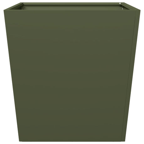 Sadzarka Vidaxx 50x50x50 cm stalowa oliwkowa