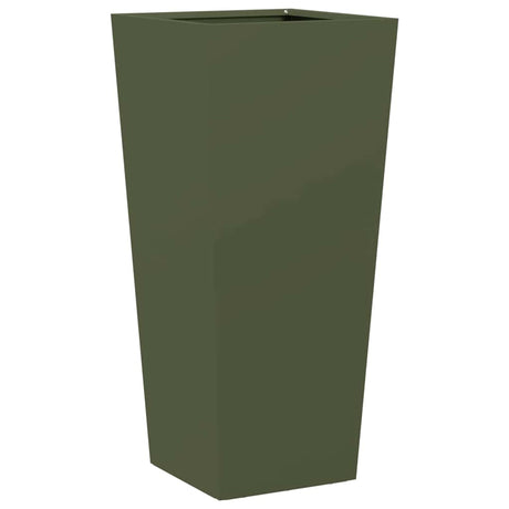 Sadzarka Vidaxx 35x35x75 cm stalowa oliwkowa