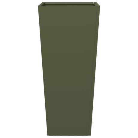 Sadzarka Vidaxx 35x35x75 cm stalowa oliwkowa