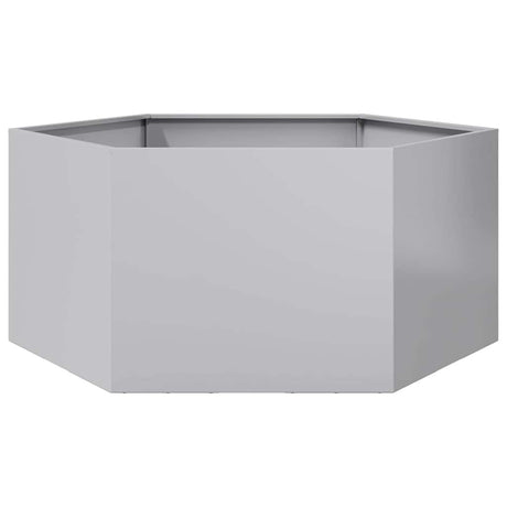 Sześciokątna donica Vidaxx 104x90x45 cm stal ocynkowana