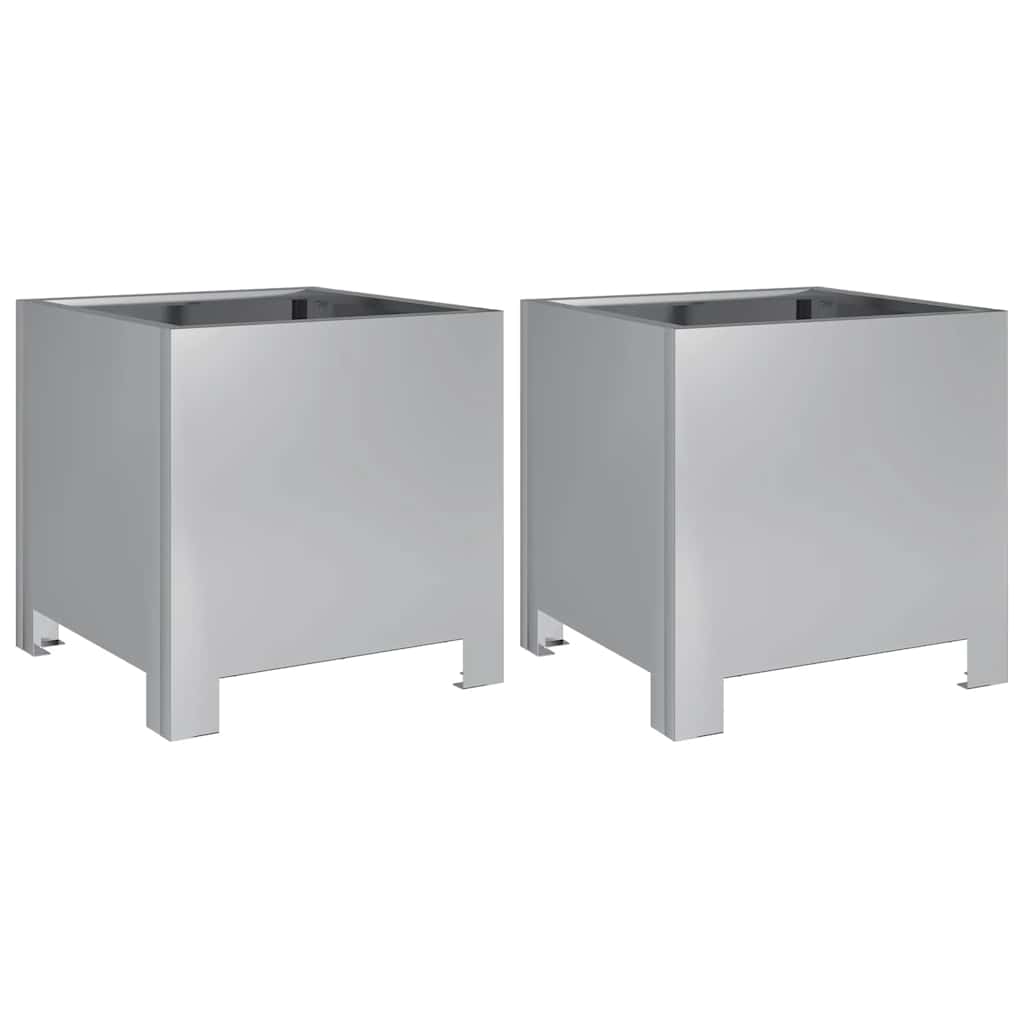 Donice Vidaxx 2 szt. 30x30x30 cm stal ocynkowana