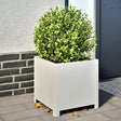 Donice Vidaxx 2 szt. 40x40x40 cm stalowo-białe