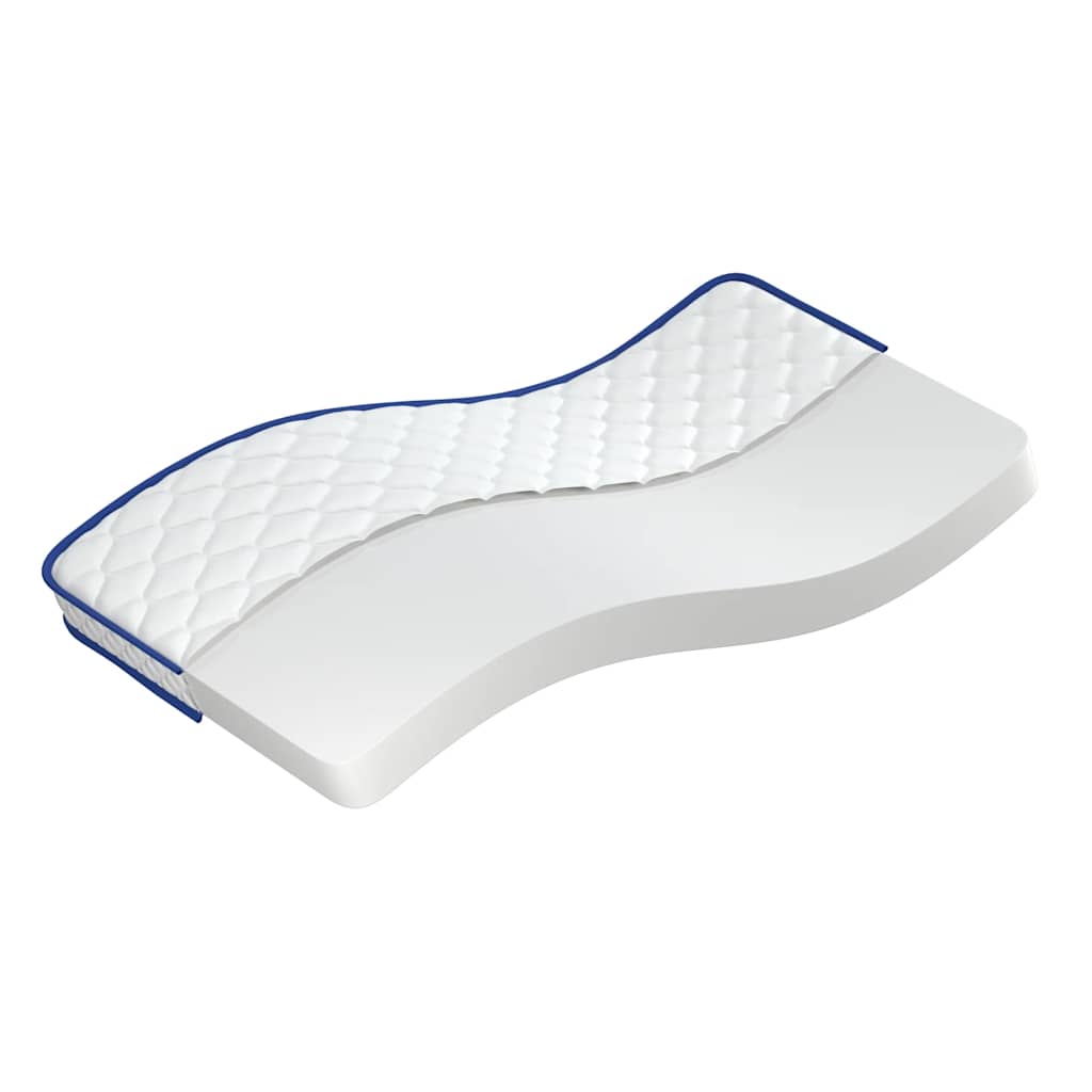 Vidaxl traagschuimmatras 100x200x17 cm zacht wit