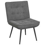 Vidaxl relaxstoel 64x74x84 cm fluweel donkergrijs