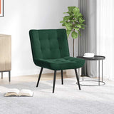 Vidaxl relaxstoel 64x74x84 cm fluweel donkergroen