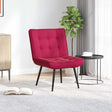 Vidaxl relaxstoel 64x74x84 cm fluweel wijnrood