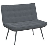 Vidaxl bankje 110x74x84 cm fluweel donkergrijs