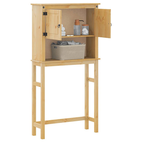 Vidaxl wasmachinekast corona massief grenenhout