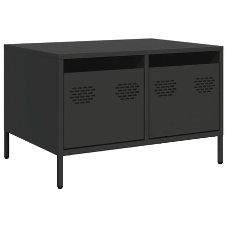 Vidaxl tv-meubel 68x50x43,5 cm koudgewalst staal zwart
