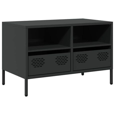 Vidaxl tv-meubel 68x39x43,5 cm koudgewalst staal zwart