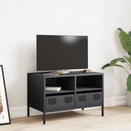 Vidaxl tv-meubel 68x39x43,5 cm koudgewalst staal antracietkleurig