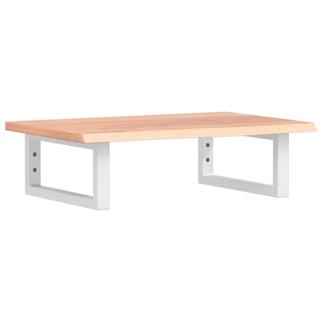 Vidaxl badkamer wandschap staal en massief eikenhout