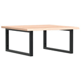 Vidaxl badkamer wandschap staal en massief eikenhout