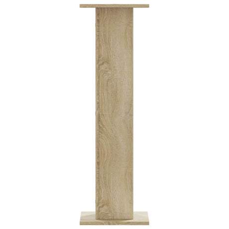 Stojaki pod głośniki Vidaxx 2 szt. 30x30x95 cm z drewna konstrukcyjnego, dąb sonoma