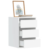 Vidaxl ladekast 40x41x58 cm bewerkt hout wit