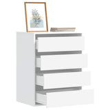 Vidaxl ladekast 60x41x76 cm bewerkt hout wit