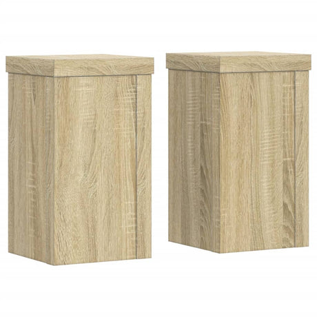 Kwietniki Vidaxx 2 szt. 10x10x18 cm z drewna konstruowanego, dąb sonoma
