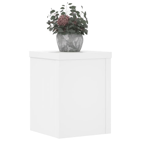 Kwietniki Vidaxx 2 szt. 15x15x20 cm, drewno konstrukcyjne, białe