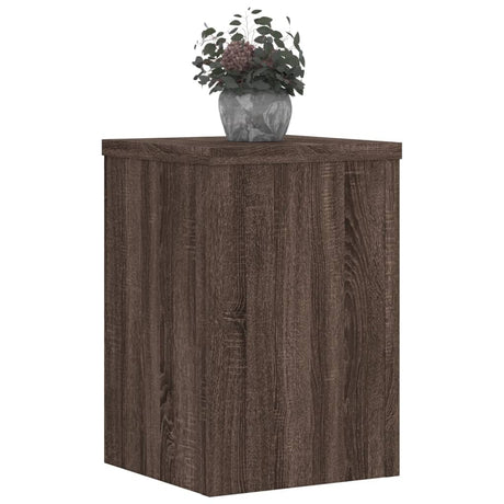 Kwietniki Vidaxx 2 szt. 20x20x30 cm z drewna konstrukcyjnego, brązowy dąb