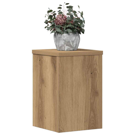 Kwietniki Vidaxx 2 szt. 20x20x30 cm z drewna dębowego rzemieślniczego