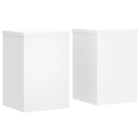 Kwietniki Vidaxx 2 szt. 25x25x35 cm, drewno konstrukcyjne, białe