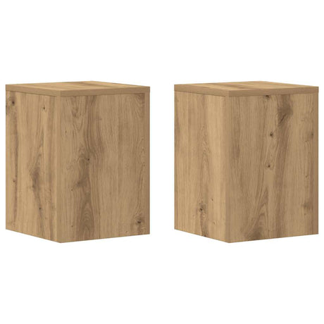 Kwietniki Vidaxx 2 szt. 25x25x35 cm z drewna dębowego rzemieślniczego