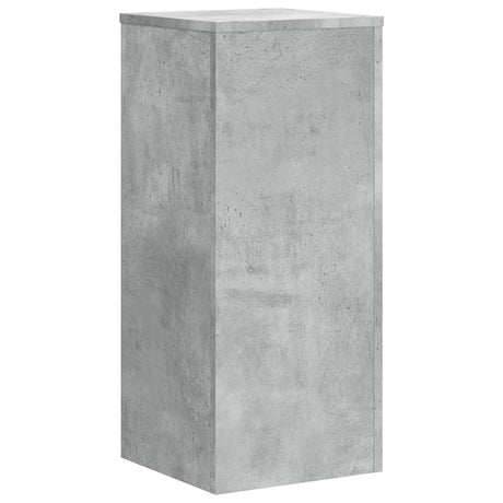VidaXL kwietniki, 2 szt., 30x30x70 cm, drewno konstrukcyjne, beton, szare