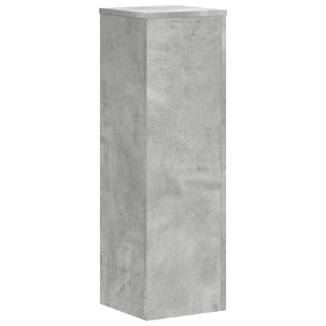 Kwietniki Vidaxx 2 szt. 25x25x80 cm z drewna konstrukcyjnego, betonu, szarego