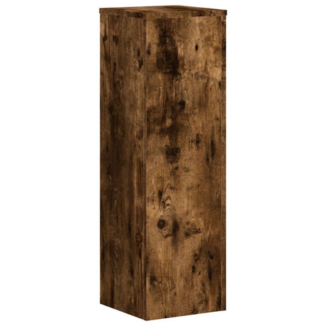 Kwietniki Vidaxx 2 szt. 25x25x80 cm z przetworzonego drewna wędzonego dębu