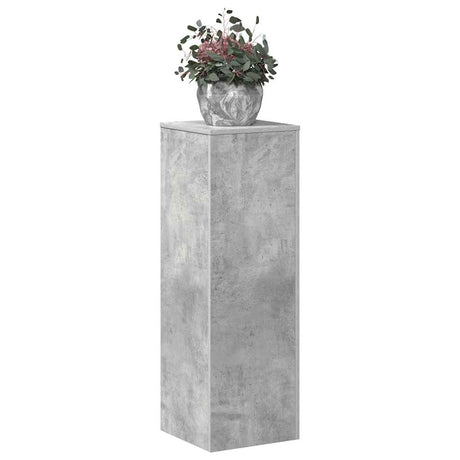Kwietnik Vidaxx 33x33x100 cm z drewna konstrukcyjnego, betonu, szary