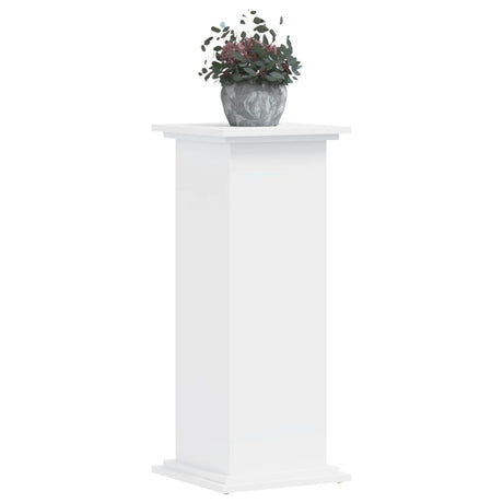Kwietnik Vidaxx 33x33x80 cm z drewna konstrukcyjnego w kolorze białym