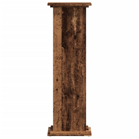 Kwietnik Vidaxx 33x33x100 cm drewno impregnowane, w kolorze starego drewna