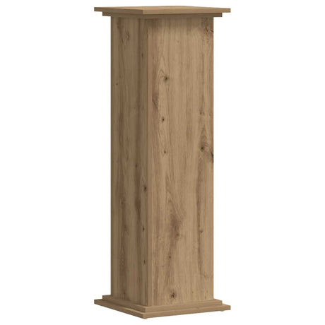 Kwietnik Vidaxx 33x33x100 cm, drewno rzemieślnicze, dąb rzemieślniczy