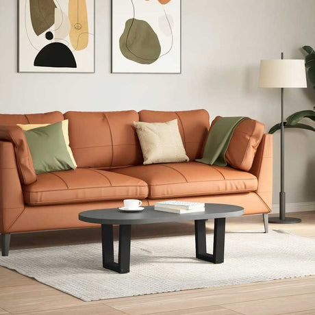 Vidaxl salontafelpoten 2 st v-vormig 30x(30-31,3) cm staal zwart