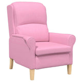 Vidaxl fauteuil roze stof