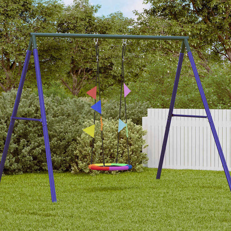 Vidaxl nestswing blauw 60 x 60 x 180 cm polyester