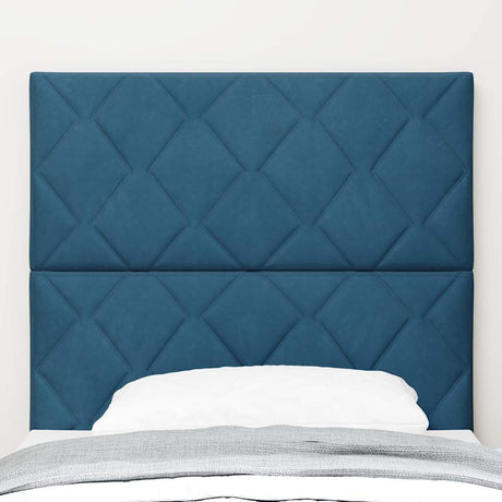 Vidaxl hoofdbord donkerblauw 90 cm fluweel