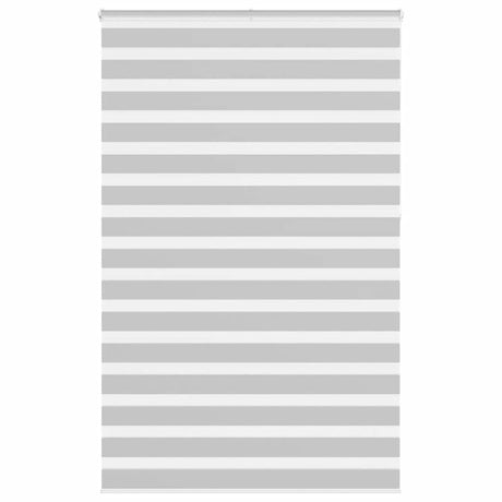 Roleta zebra VidaXL 140x230 cm szerokość tkaniny 135,9 cm jasnoszara