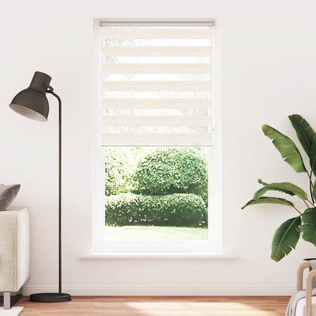 Roleta zebra Vidaxx 105x230cm szerokość tkaniny 100,9cm poliester marmur beż