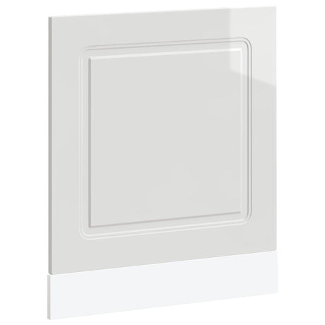 Vidaxl vaatwaspaneel kalmar 60x1,5x57 cm bewerkt hout hoogglans wit