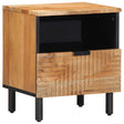 Vidaxl nachtkastje 40x33x46 cm massief hout acacia