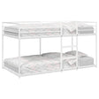 Vidaxl stapelbed zonder matras 90x200 cm staal wit