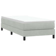 Vidaxl boxspring zonder matras fluweel lichtgrijs 90x210 cm