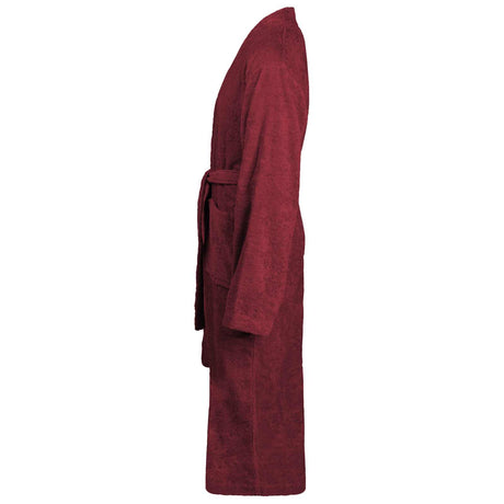 Vidaxl badjas kinn rood s katoen